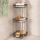 image 2 of OHS 3 Tier Shower Caddy Freestanding Bathroom Corner Shelf Organiser