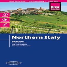 Northern Italy Map Sheet Map, Folded Book
