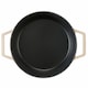 image 4 of Cooks professional Cast Iron Casserole Dish 20cm - Ovenproof Pan with Lid | White | Ivory