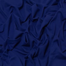 Minerva Core Range Blue Medium Loop Back French Terry Stretch Knit Fabric for Dressmaking, 150cm / 59" Wide - per metre