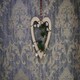 image 3 of Cream Heart Hanging Decoration - 30cm