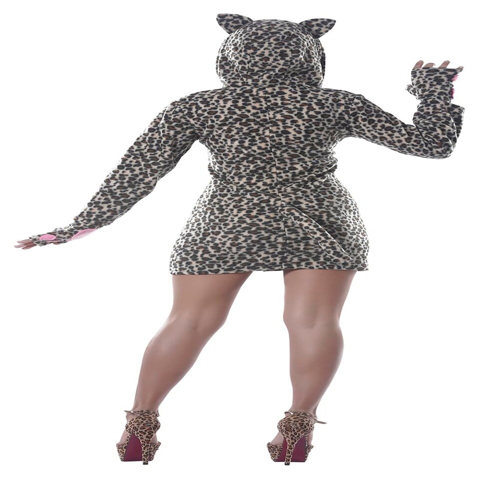 image 1 of Fancy Dress Adult Leopardess - M