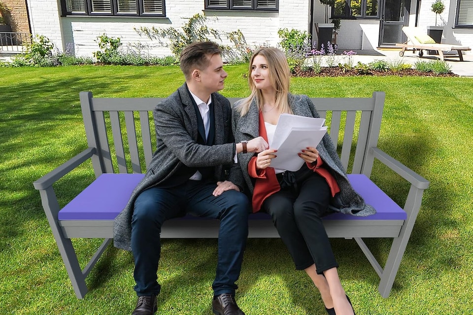 image 1 of Waterproof Garden Bench Cushion 3 Seater I Indoor & Outdoor Bench Seat Pad
