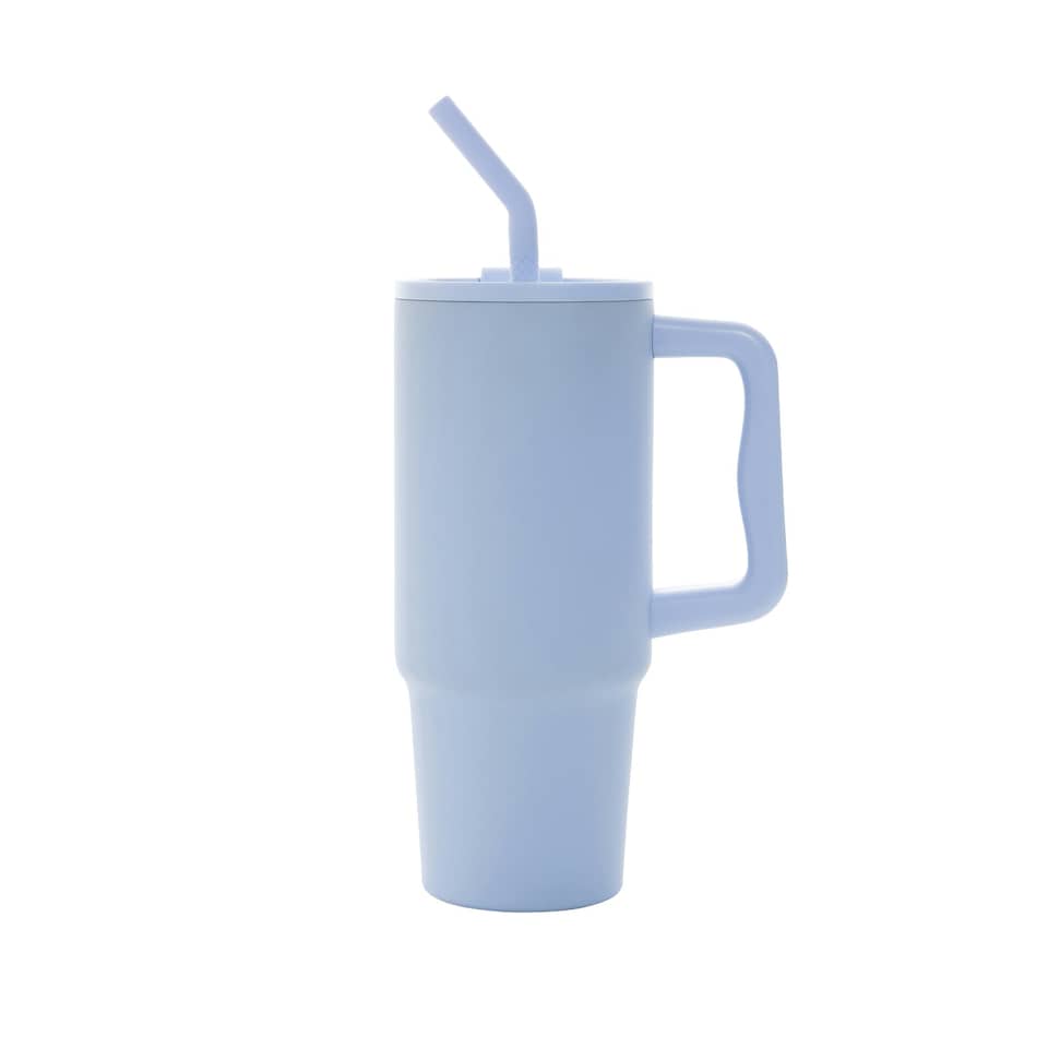image 1 of XD Collection Embrace Deluxe Recycled Stainless Steel 900ml Tumbler - Light Blue - One Size