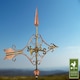 image 2 of Cottage Victorian Arrow Copper Weathervane - H59 x W54 x L28 cm