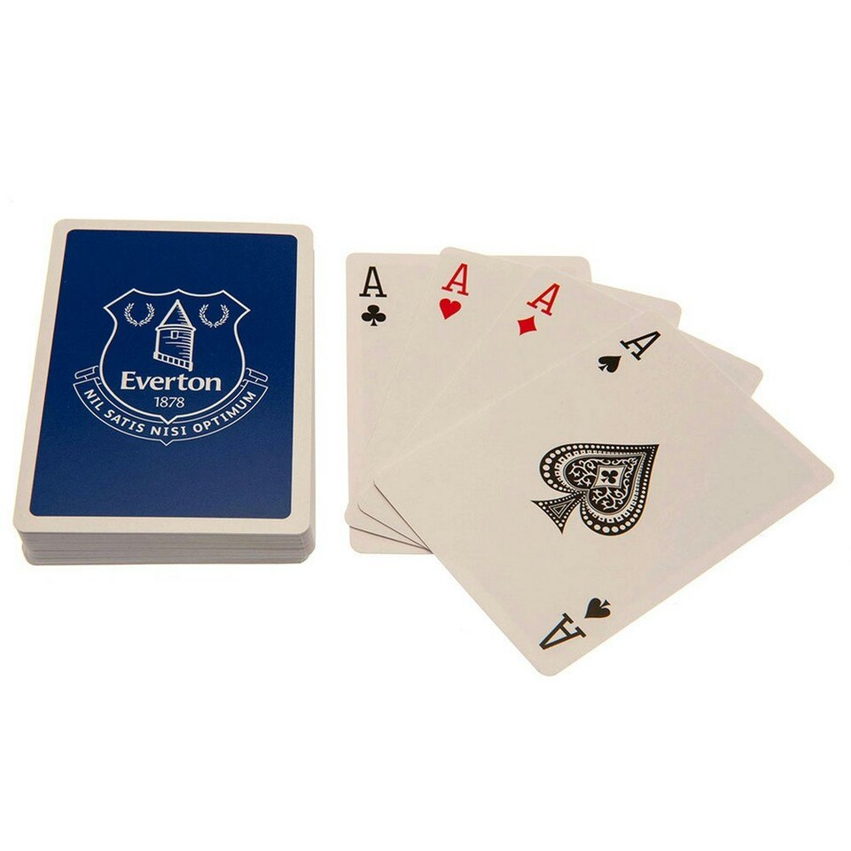 image 1 of Everton FC Crest Playing Card Deck - Blue/White - One Size