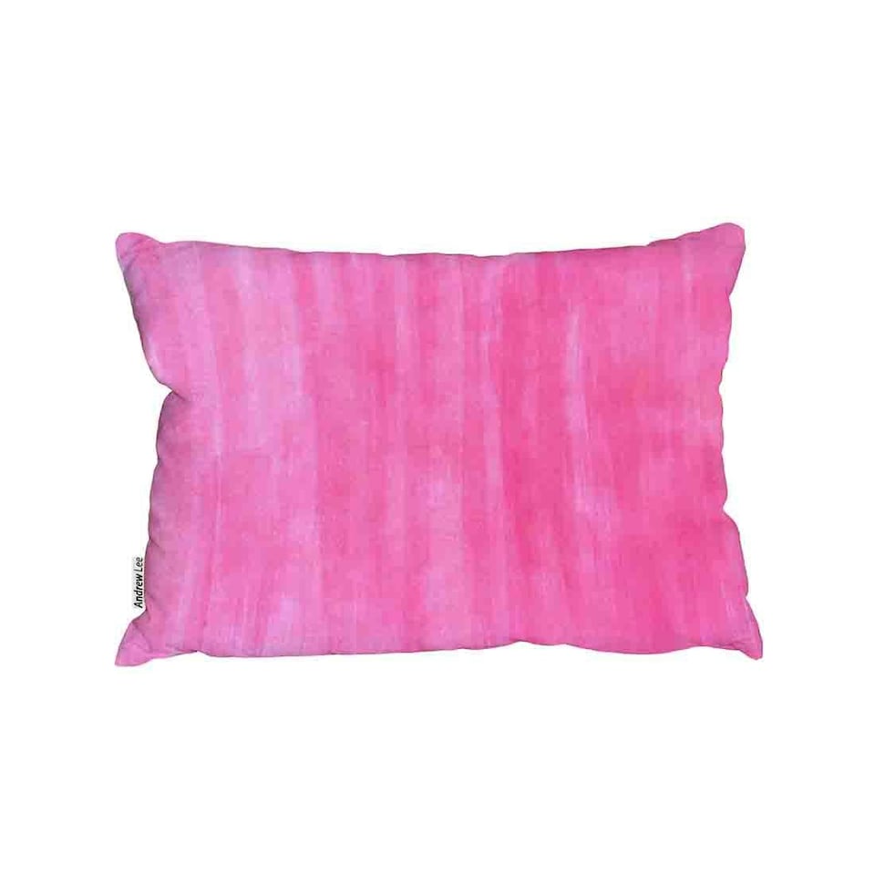 Pink Watercolour Strokes Outdoor Cushion