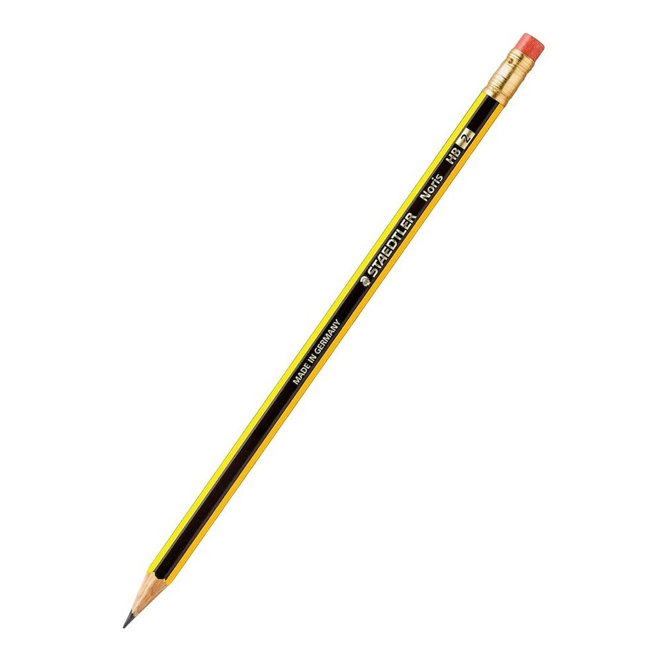 image 1 of Staedtler Noris HB Pencil (Pack of 5) - Black/Yellow - One Size