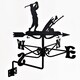image 1 of Mini Golfer Weathervane - Steel - L38 x W38 x H60 cm - Black