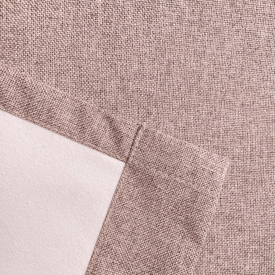 image 1 of Enhanced Living Austin Blackout, Thermal Blush Curtains with Eyelet Header (PAIR) - 66x72 inch (168x183cm) | Pink | Blush | 2