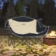 image 7 of Outsunny Double Camping Chair for Adults with Armrests, Cup Holders 