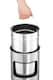 image 5 of Durable Round Metal Waste Bin with Fire Extinguishing Ashtray | 17L | Silver | Silver