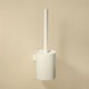 image 2 of Cosmic Toilet Brush Holder with Double-Threaded Screws, Matt Finish White