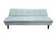 image 5 of The Fermo 2 Seater Sofa Bed in Grey, Silver or Navy | Silver | One Size