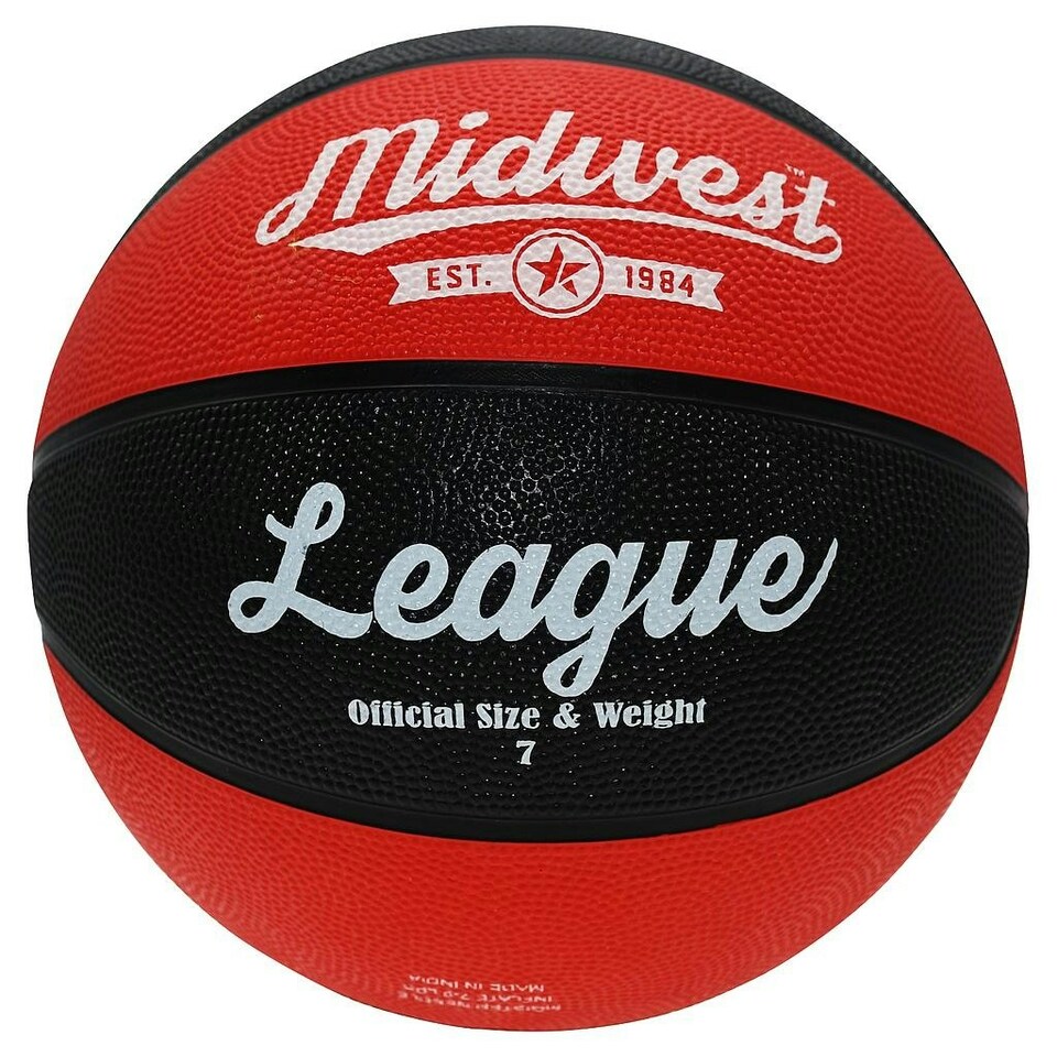Midwest League Basketball - Black/Red - 5