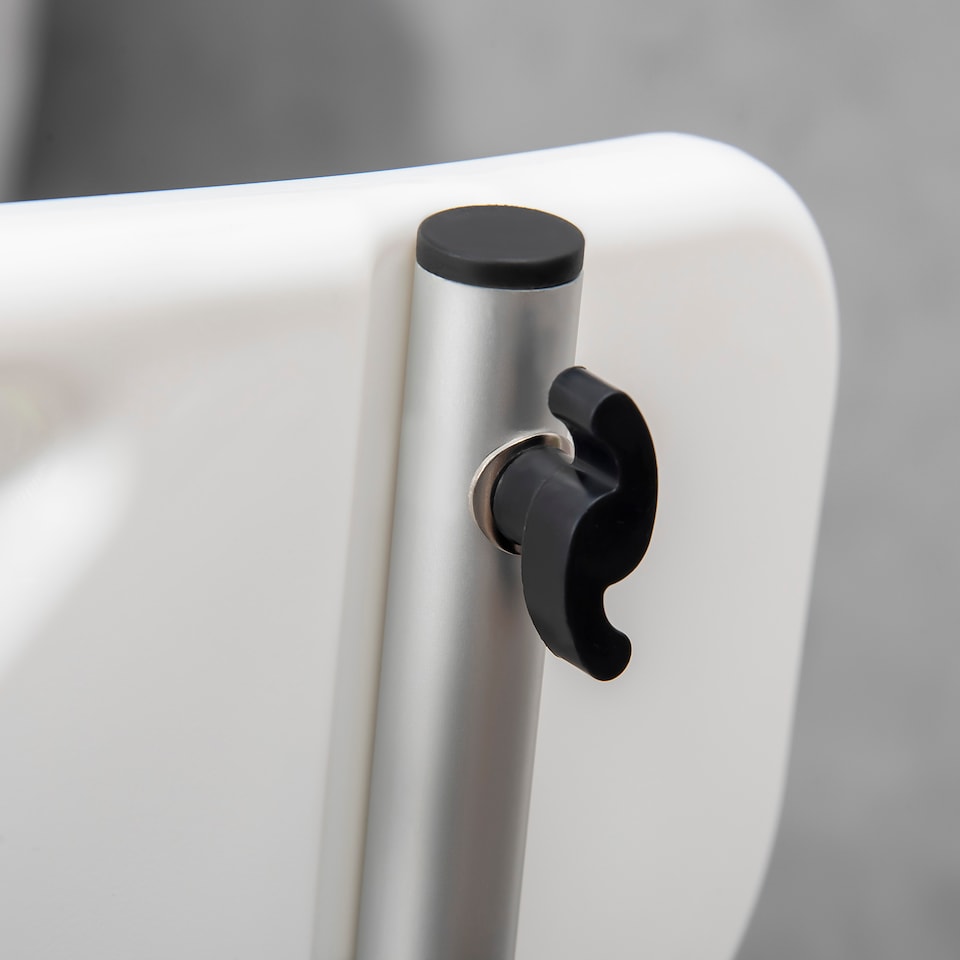 image 1 of HOMCOM Shower Chair for the Elderly and Disabled, 6-Level Height Adjustable Shower Stool with Backrest, Curved Seat, Anti-slip Foot Pads and Shower Head Holder, Green