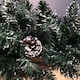 image 5 of 2.7m Green Christmas Garland with Pine Cones and Red Berries