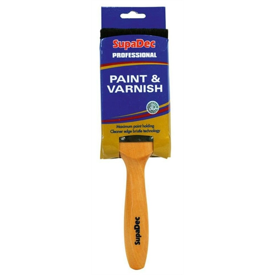 SupaDec Professional Paint And Varnish Brush - Brown - 50mm