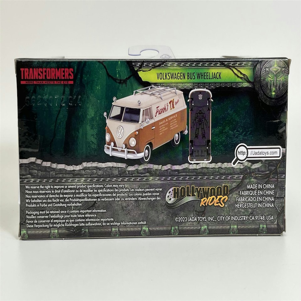 image 1 of Transformers Rise Of The Beasts Volkswagen Bus Wheeljack 1:32 Jada 253112011 34265