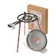 image 2 of Vaello Carbon Steel Pan 46cm Double Gas Ring Set of 3 Legs
