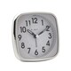image 4 of Hometime Square Alarm Clock - Sweep/Light/Snooze - White White