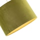 image 4 of Soft Velvet Olive Green Fabric Round Lamp Shade for Table or Pendant | Green | Olive Green | 1