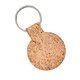 image 3 of MidOcean Cincin Round Cork Keyring - Beige - One Size