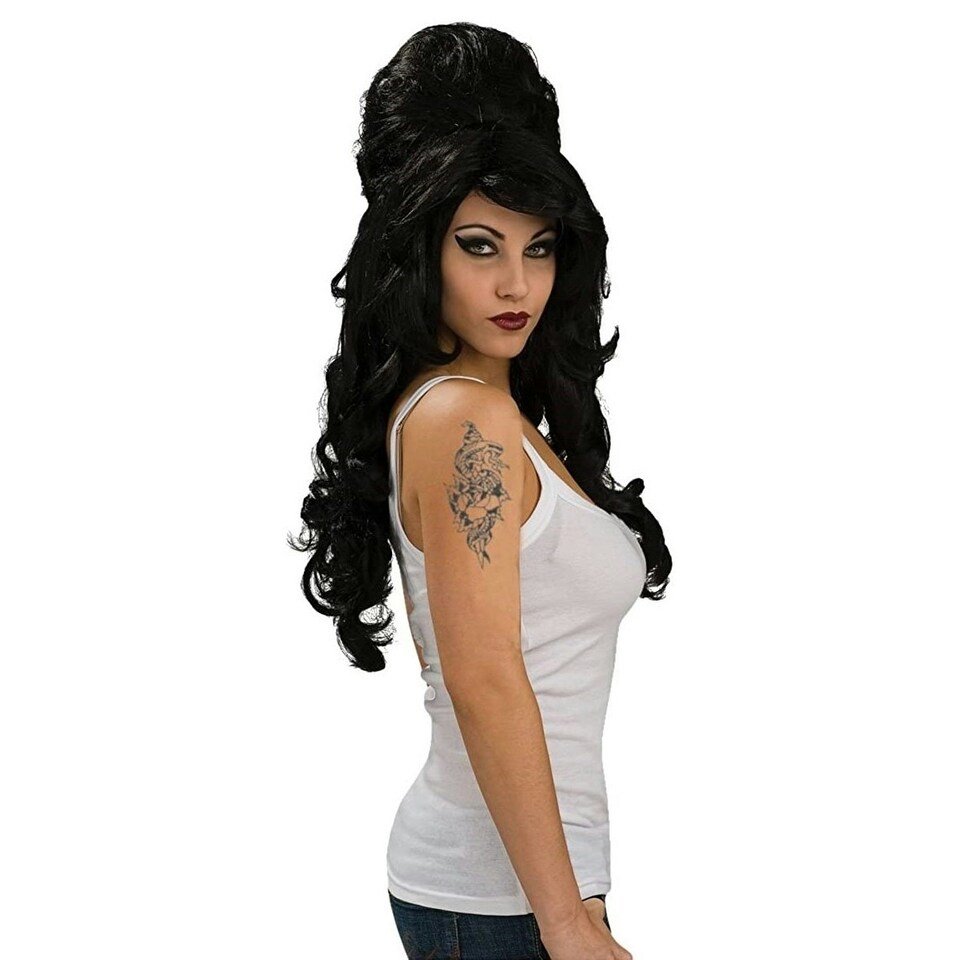 Rubies Rehab Wig - Black - One Size One Size
