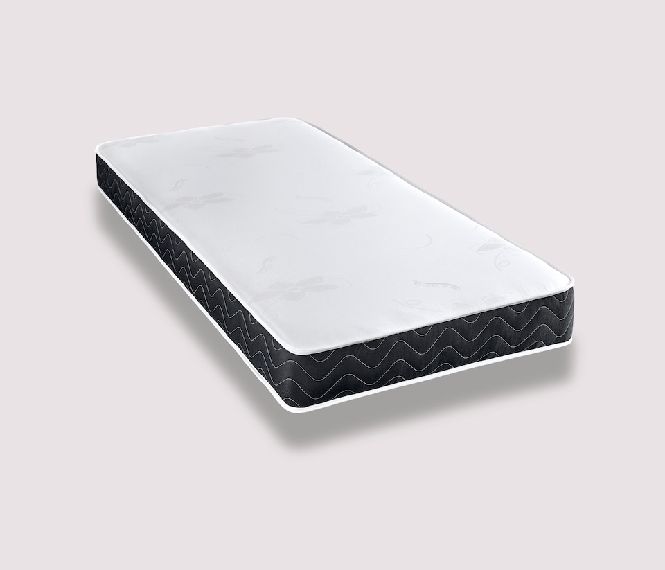 image 1 of Mars Black Border Hybrid Mattress - 17cm Deep, Medium-Soft Feel | Black | Small Double