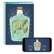 image 1 of Cheers to You' Design Video Greetings Birthday Card