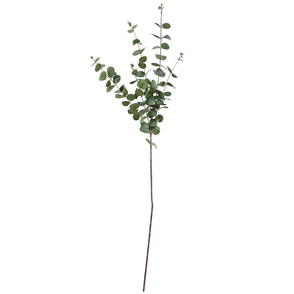 image 1 of 70cm Grey Glass Vase Artificial Orchids and Roses