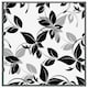 image 3 of Black & white floral (Picture Frame) Black | S