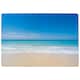 image 1 of Nature landscape view of beautiful tropical beach and sea in sunny day (Rug) Blue | S
