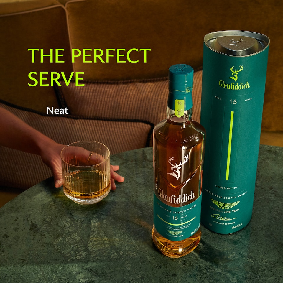 image 1 of Glenfiddich - Aston Martin F1 Team 2025 Limited Edition Single Malt Scotch 16 year old Whisky