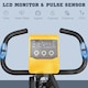 image 3 of HOMCOM 2-In-1 Folding Exercise Bike with 8-Level Magnetic Resistance Yellow