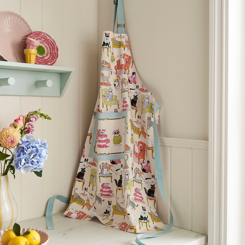 image 1 of Ulster Weavers Cool Cats Apron - Cotton Multi