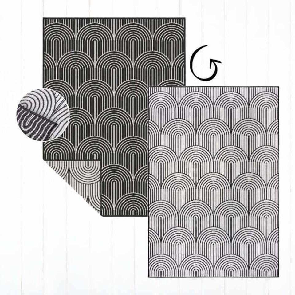image 1 of The Rugs Flatweave Indoor Outdoor Reversible Rug Pangli Durable Polypropylene