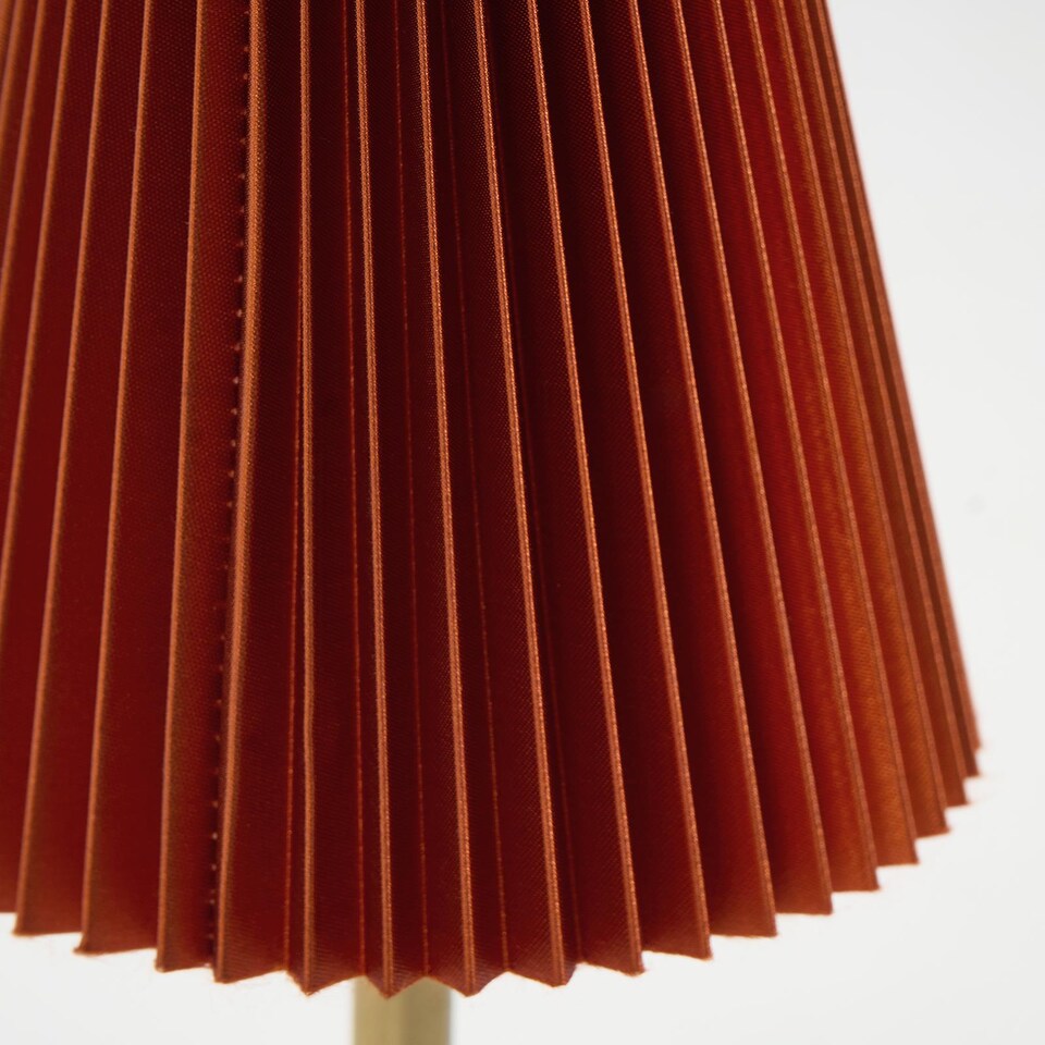 image 1 of OHS Pleated Bedside Lamp LED Rechargeable Cordless Night Light