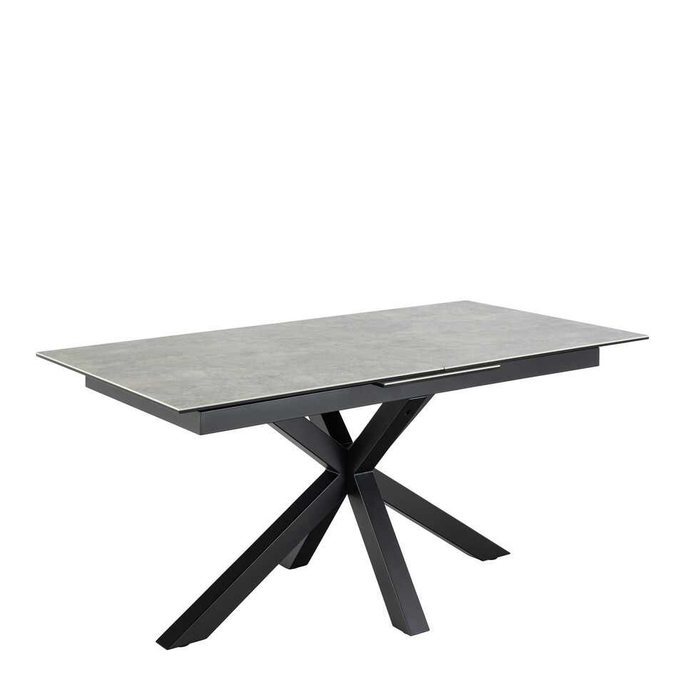 image 1 of Heaven Extendable Dining Table with Ceramic Grey Top 168cm