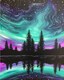 image 1 of Northern Lights Diamond Painting Kit