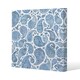 image 1 of Blue and White Bo Ho world (Canvas Print) 101 x 101 x 4cm