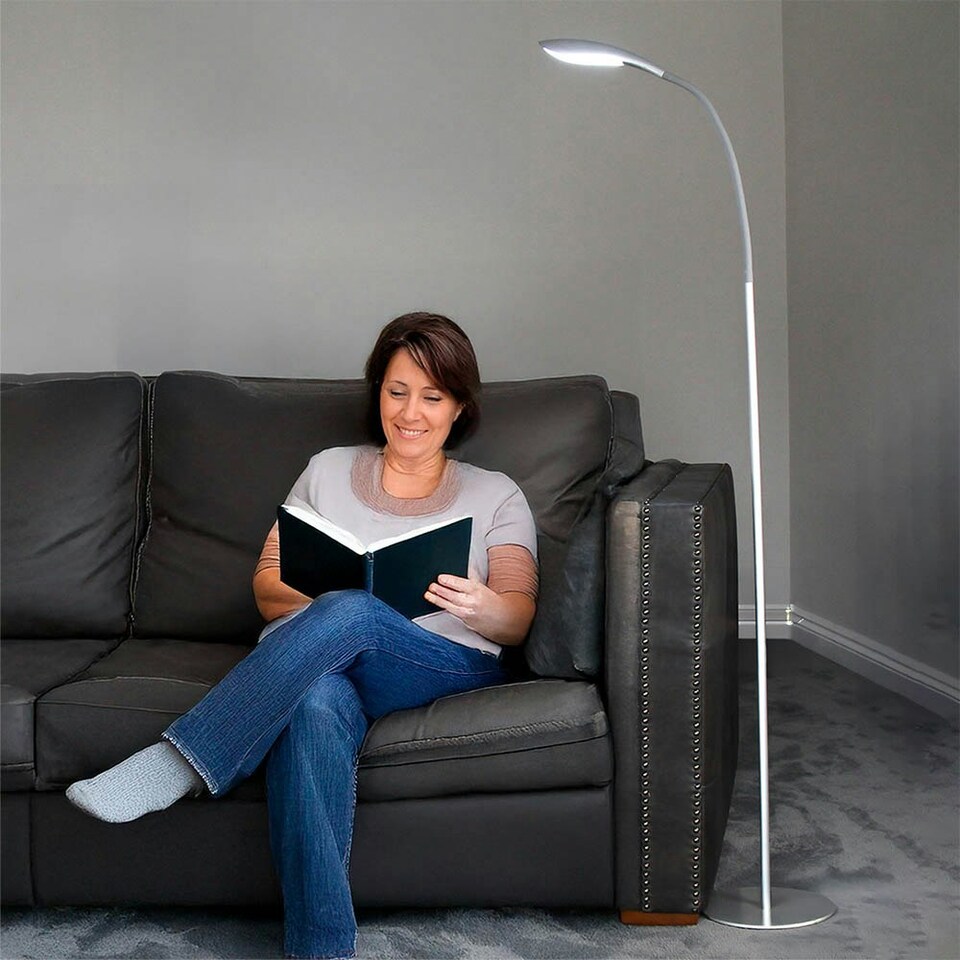 image 1 of Lifemax Daylight LED Floor Light for Reading, Crafting & Hobby Work White