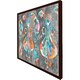 image 2 of Trendy tribal pattern in watercolour style (Picture Frame) Black | XL