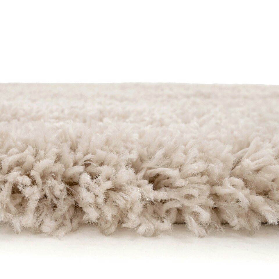 image 1 of KUKOON Ecru Beige Deep Pile Shaggy Living Room Area Rug 240cm x 330cm