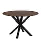 image 1 of Heaven Round Dining Table with Ceramic Rusty Brown Top