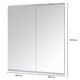 image 3 of Yezi Home Gym Mirrors Wall Mounted Large Full Body Mirror 2 PCS 120cm x 60cm