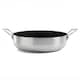image 3 of Samuel Groves Classic Non-Stick Stainless Steel Triply 28cm Chefs Pan with Side Handles