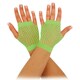 image 2 of Bristol Novelty Unisex Adults Short Fishnet Gloves (1 Pair) - Neon Green - One Size