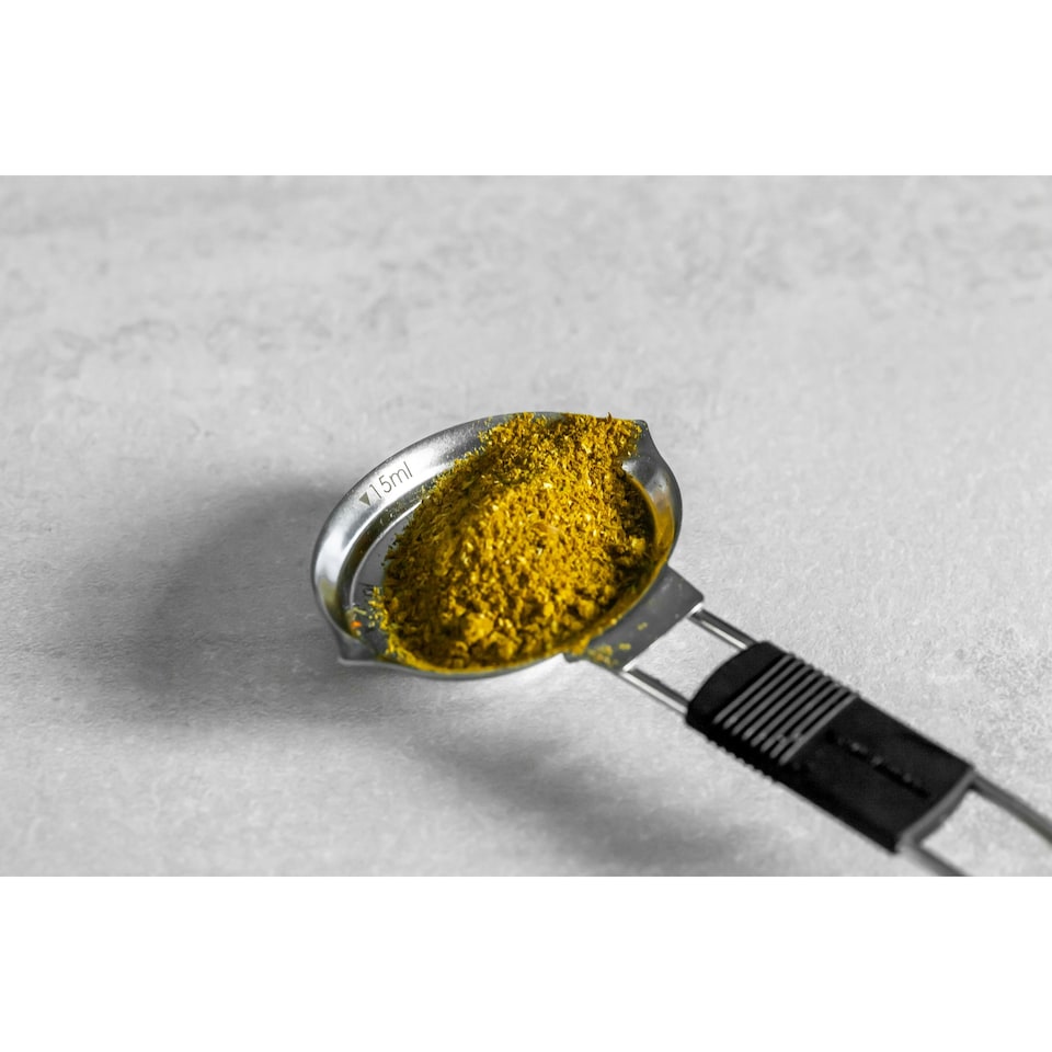 image 1 of MasterClass Measuring Spoon Silver Stainless Steel All-in-1 | Silver | Not provided