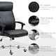 image 8 of Vinsetto Massage Office Chair, PU Desk Chair with 6 Point Massage, High Back Computer Chair with Metal Legs, Thick Seat, Remote Control and Adjustable Height, Black